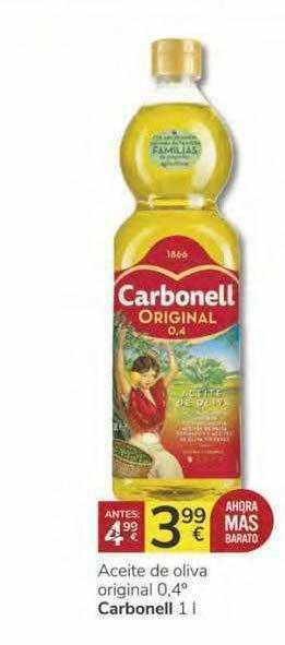 Supermercados Charter Aceite De Oliva Original 0.4° Carbonell oferta