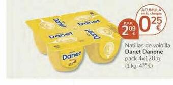 Supermercados Charter Natillas De Vainilla Danet Danone oferta