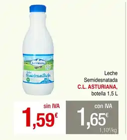 mycash profesional C.L. ASTURIANA Leche semidesnatada oferta