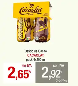 mycash profesional CACAOLAT Batido de Cacao oferta