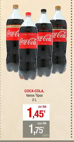 mycash profesional COCA-COLA, Varios Tipos oferta