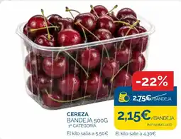 Supermercados La Despensa Cereza bandeja oferta
