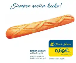 Supermercados La Despensa Barra de pan aspas oferta