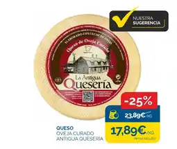 Supermercados La Despensa Queso oveja curado antigua quesería oferta