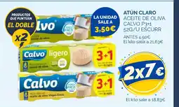 Supermercados La Despensa CALVO Atún claro aceite de oliva oferta