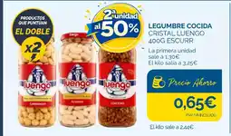 Supermercados La Despensa LUENGO Legumbre cocida cristal oferta