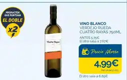 Supermercados La Despensa Vino blanco verdejo rueda cuatro rayas oferta