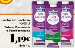 Gadis KAIKU Leche sin Lactosa Entera, Desnatada o Semidesnatada oferta