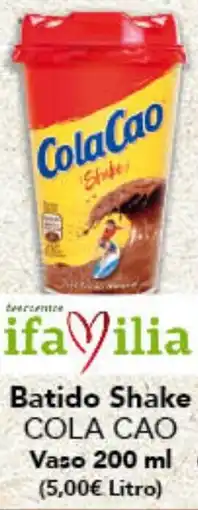Gadis COLA CAO Batido Shake Vaso oferta