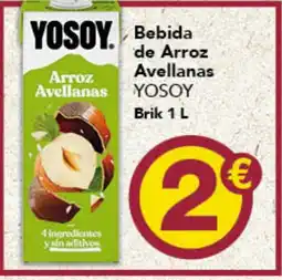 Gadis YOSOY Bebida de Arroz Avellanas oferta