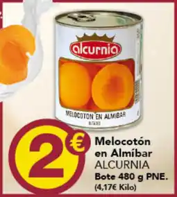 Gadis ALCURNIA Melocotón en Almíbar oferta
