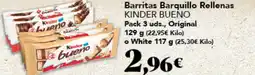 Gadis KINDER BUENO Barritas Barquillo Rellenas oferta