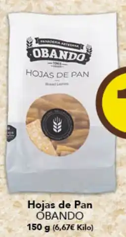 Gadis OBANDO Hojas de Pan oferta