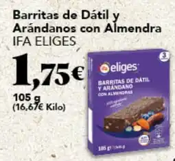 Gadis IFA ELIGES Barritas de Dátil y Arándanos con Almendra oferta