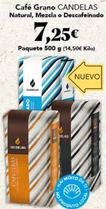 Gadis CANDELAS Café Grano Natural, Mezcla o Descafeinado oferta