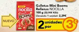 Gadis NOCILLA Galletas Mini Booms Rellenas oferta