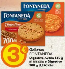 Gadis FONTANEDA Galletas Digestive Avena oferta