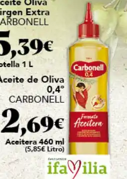 Gadis CARBONELL Aceite de Oliva 0,4° oferta