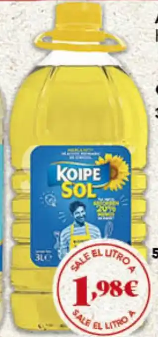 Gadis KOIPESOL Aceite Girasol oferta