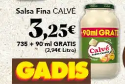 Gadis CALVÉ Salsa Fina oferta