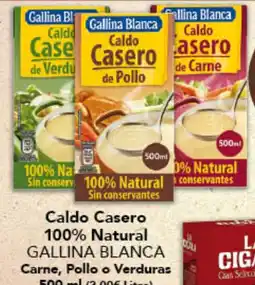 Gadis GALLINA BLANCA Caldo Casero 100% Natural Carne, Pollo o Verduras oferta