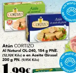 Gadis CORTIZO Atún Al Natural OL-240 oferta