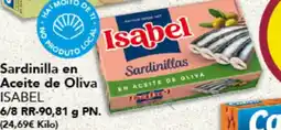Gadis ISABEL Sardinilla en Aceite de Oliva oferta