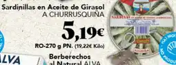 Gadis A CHURRUSQUINA Sardinillas en Aceite de Girasol oferta
