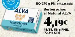 Gadis ALVA Berberechos al Natural oferta