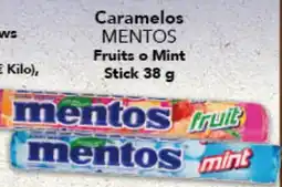 Gadis MENTOS Caramelos Fruits o Mint Stick oferta