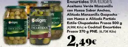 Gadis IFA ELIGES Encurtidos Aceituna Verde Manzanilla con Hueso Sabor Anchoa oferta