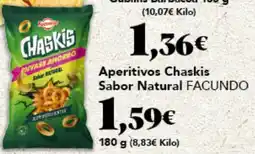 Gadis FACUNDO Aperitivos Chaskis Sabor Natural oferta