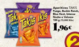 Gadis TAKIS Aperitivos Fuego, Buckin Ranch, Blue Heat, Intense Nacho o Volcano oferta