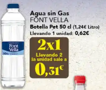 Gadis FONT VELLA Agua sin Gas oferta