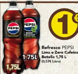 Gadis PEPSI Refresco Lima o Zero Cafeína oferta