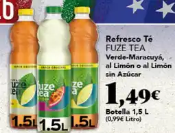 Gadis FUZE TEA Refresco Té Verde-Maracuyá, al Limón o al Limón sin Azúcar oferta