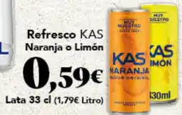 Gadis KAS Refresco Naranja o Limón oferta