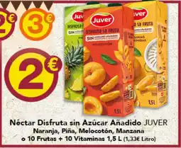 Gadis JUVER Néctar Disfruta sin Azúcar Añadido Naranja, Piña, Melocotón, Manzana o 10 Frutas + 10 Vitaminas oferta