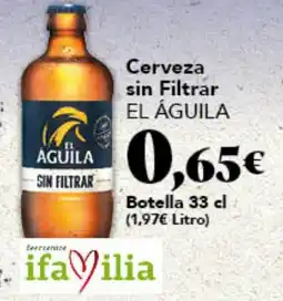 Gadis EL ÁGUILA Cerveza sin Filtrar oferta
