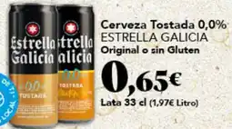 Gadis ESTRELLA GALICIA Cerveza Tostada 0,0% Original o sin Gluten oferta