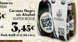 Gadis SUPER BOCK Cerveza Negra sin Alcohol oferta