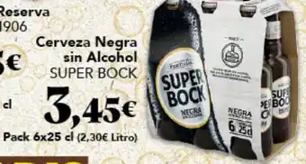 Gadis SUPER BOCK Cerveza Negra sin Alcohol oferta