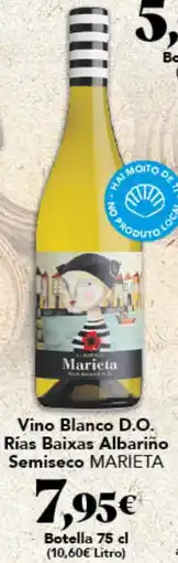 Gadis MARIETA Vino Blanco D.O. Rías Baixas Albariño Semiseco oferta