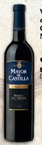 Gadis MAYOR DE CASTILLA Vino Tinto D.O. Ribera del Duero Tempranillo Crianza oferta