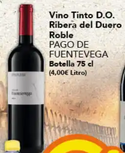 Gadis PAGO DE FUENTEVEGA Vino Tinto D.O. Ribera del Duero Roble oferta