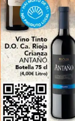 Gadis ANTAÑÓ Vino Tinto D.O. Ca. Rioja Crianza oferta