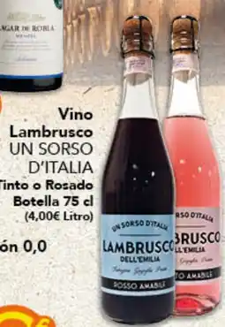 Gadis UN SORSO D'ITALIA Vino Lambrusco Tinto o Rosado oferta