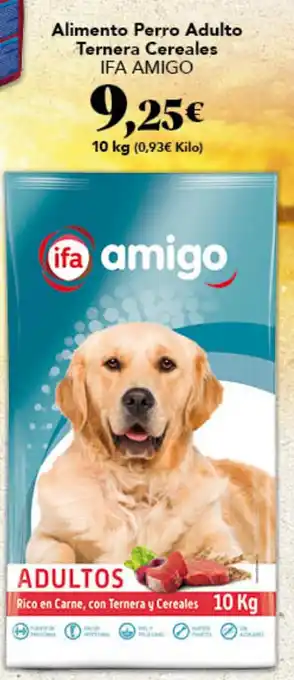 Gadis IFA AMIGO Alimento Perro Adulto Ternera Cereales oferta