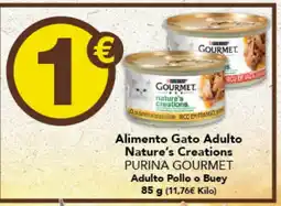 Gadis PURINA GOURMET Alimento Gato Adulto Nature's Creations oferta
