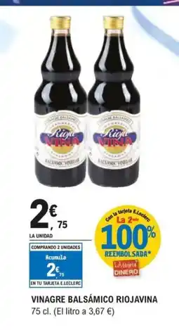 E.Leclerc RIOJAVINA Vinagre balsamico oferta